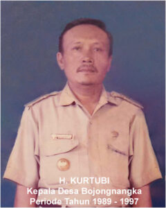 Kepala Desa ke tiga Bapak H.KURTUBI (1989 – 1997)